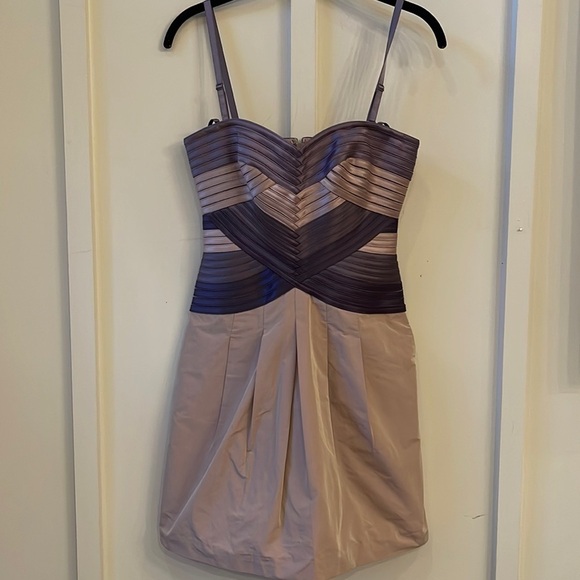 BCBG Max Azria Lavender Hana cocktail Mini Dress 2 - Picture 4 of 9